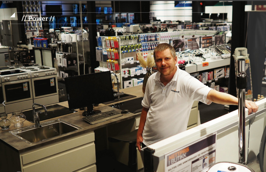 Trygve Natvik ved Power Seljord, Elektronikkbransjen 05/20 Foto: Stian Sønsteng